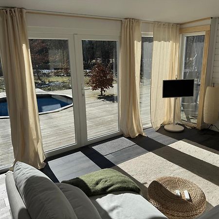 Cabin In The Forest With Spa Bath Västra Torup Exterior photo