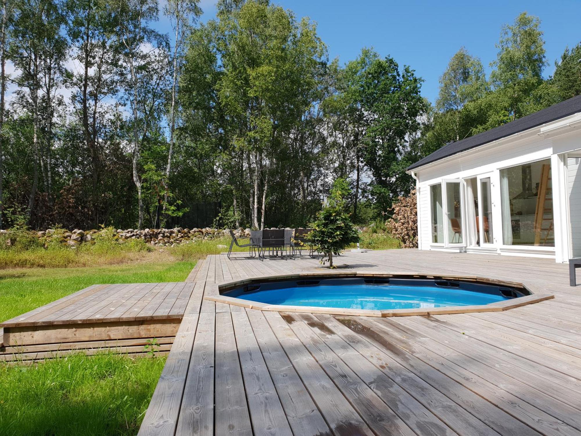 Cabin In The Forest With Spa Bath Västra Torup Exterior photo
