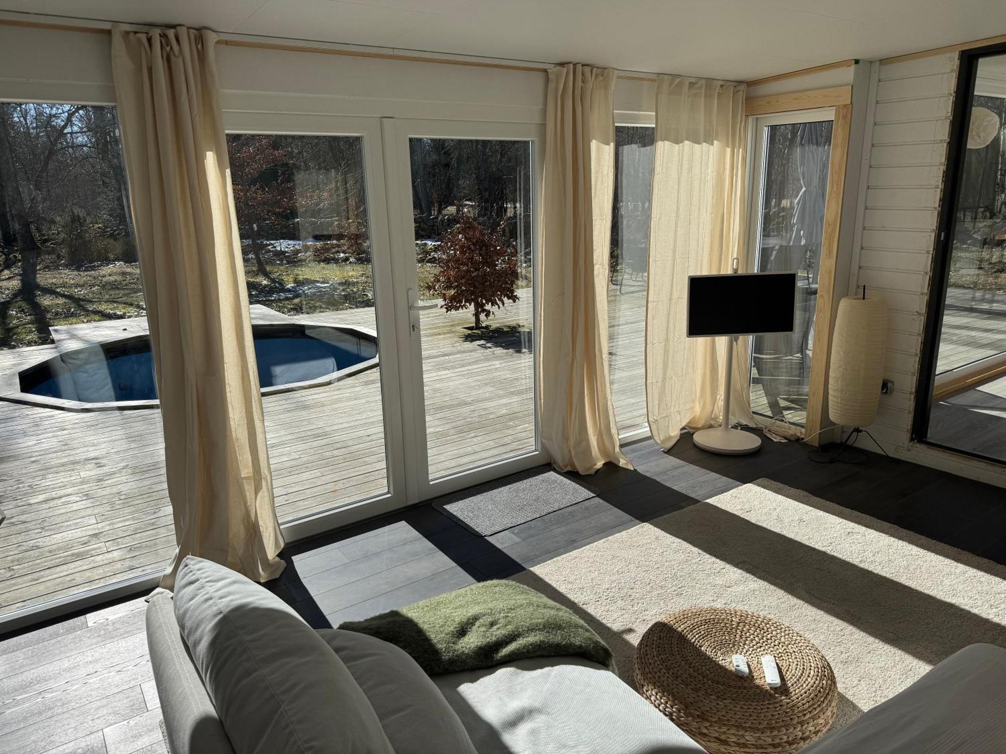 Cabin In The Forest With Spa Bath Västra Torup Exterior photo